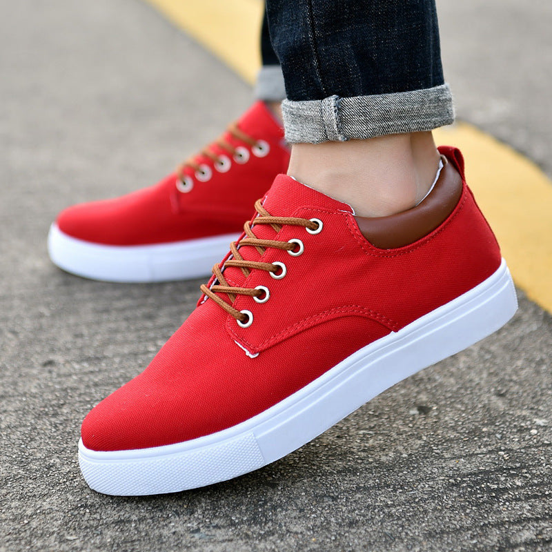 Canvas shoes Korean version of cloth shoes sports casual shoes student trend flat shoes